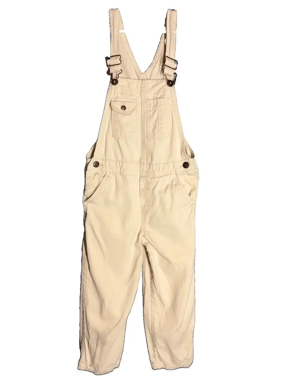 OshsKosh B’gosh Bib Overalls Size 8A Utility Farm Country Girl Work Pant NICE!!!